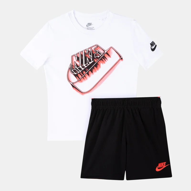 Nike Kids' Sportswear Tricot T-Shirt & Shorts Set